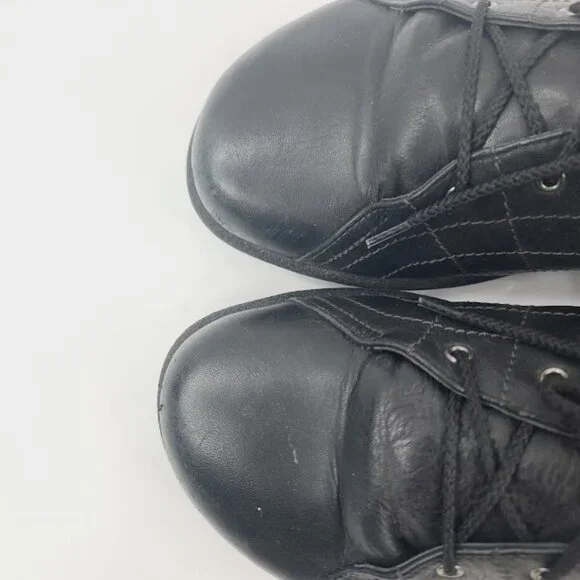 Dansko Women's Black Gretchen Leather Lace Up Casual Oxford Shoes Size 11 - Picture 3 of 7